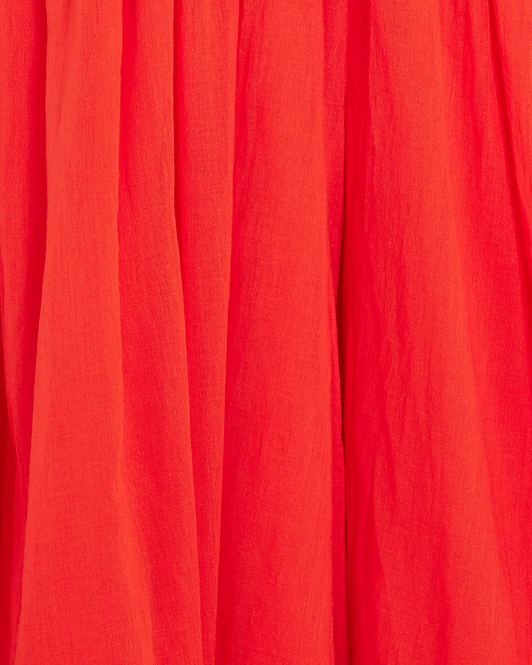Red frill Sleeve Midi Dress