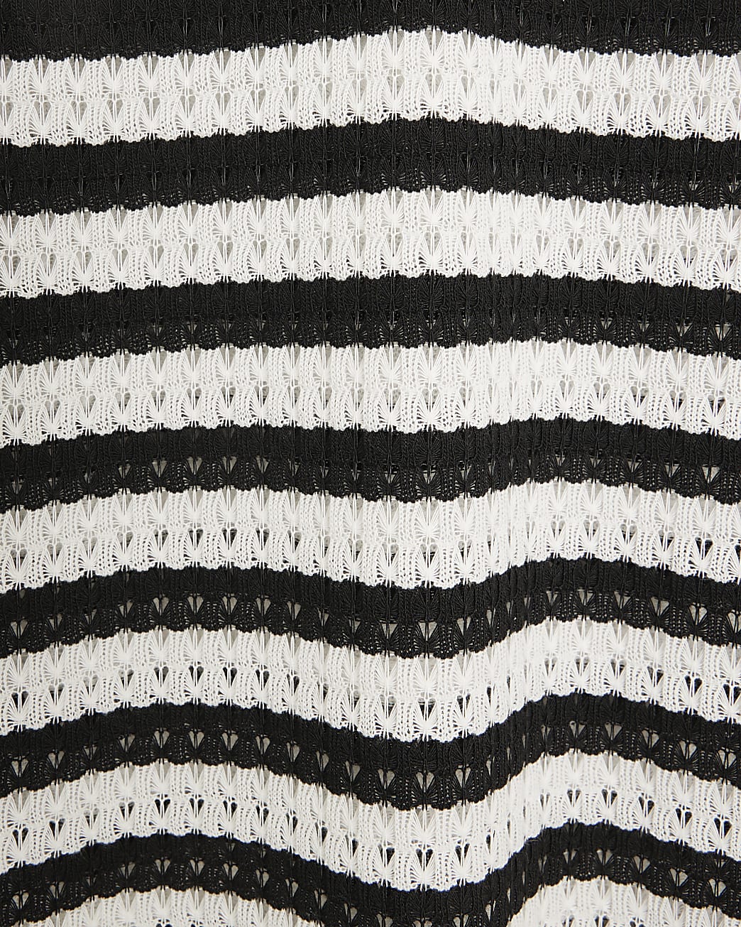 Black Long Sleeve Stripe Tie Front Maxi Dress