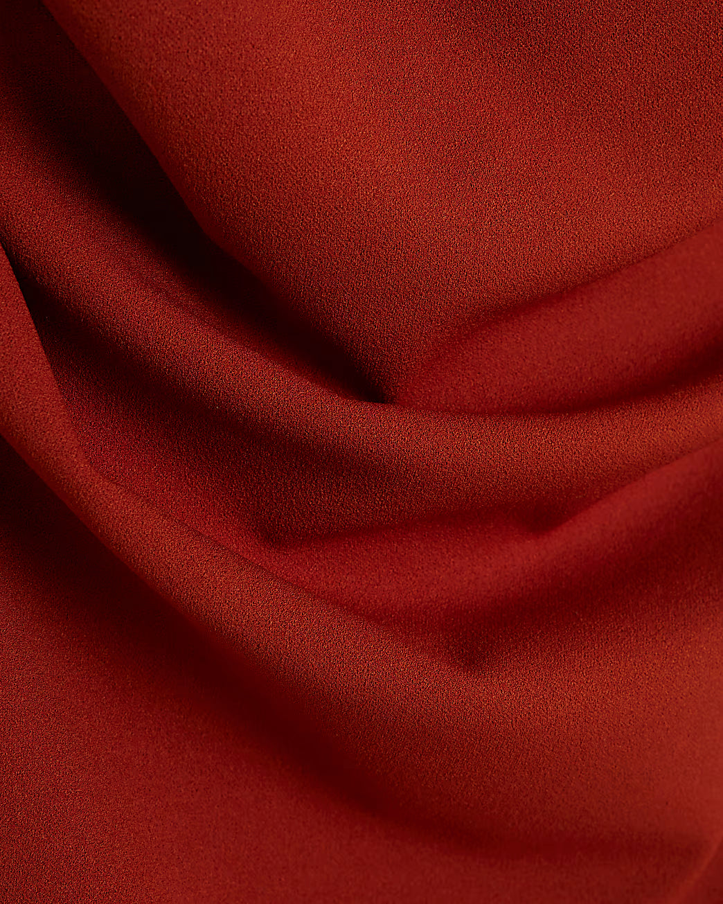 Orange Asymmetrical Draped Maxi Dress