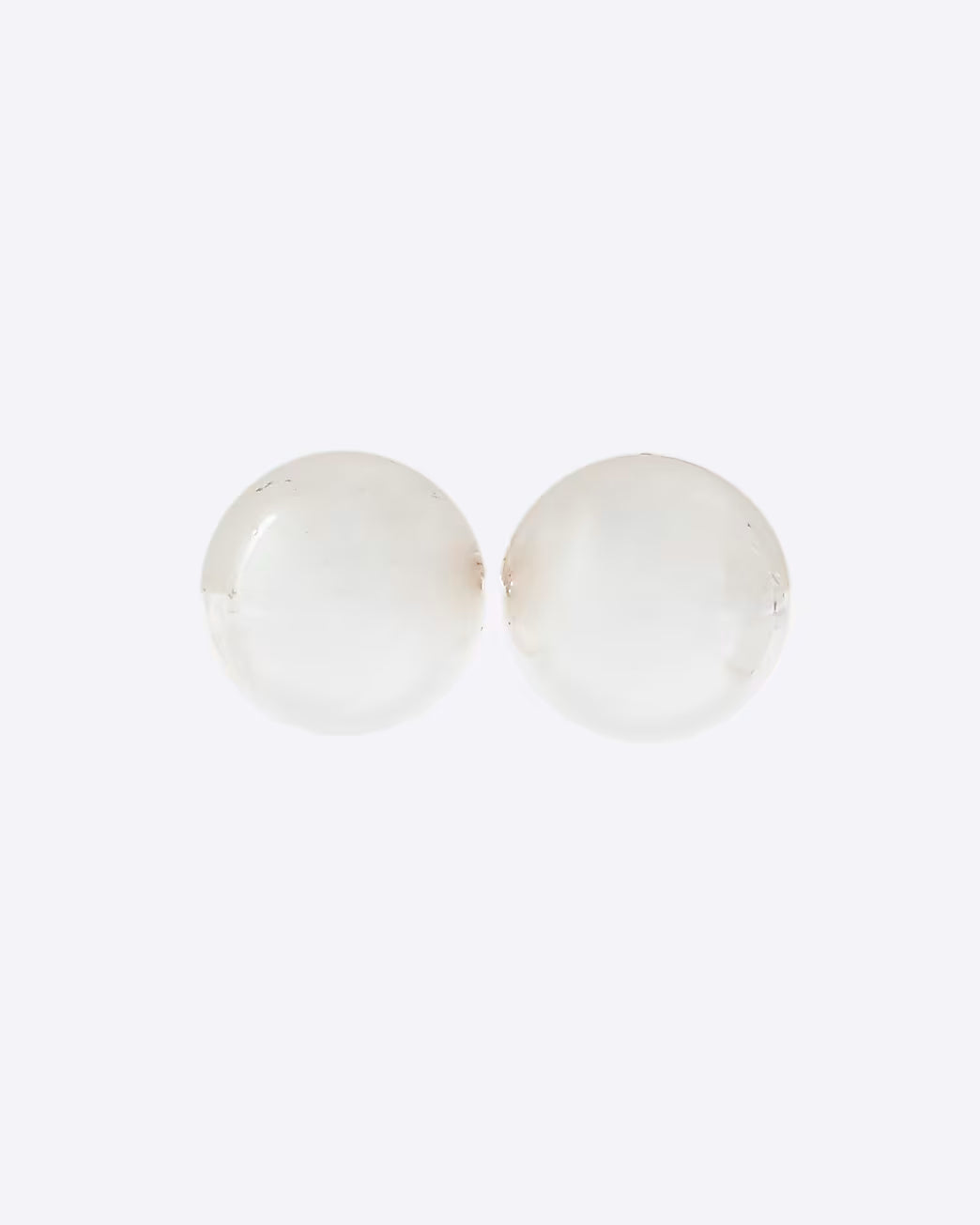 Silver ball stud earrings